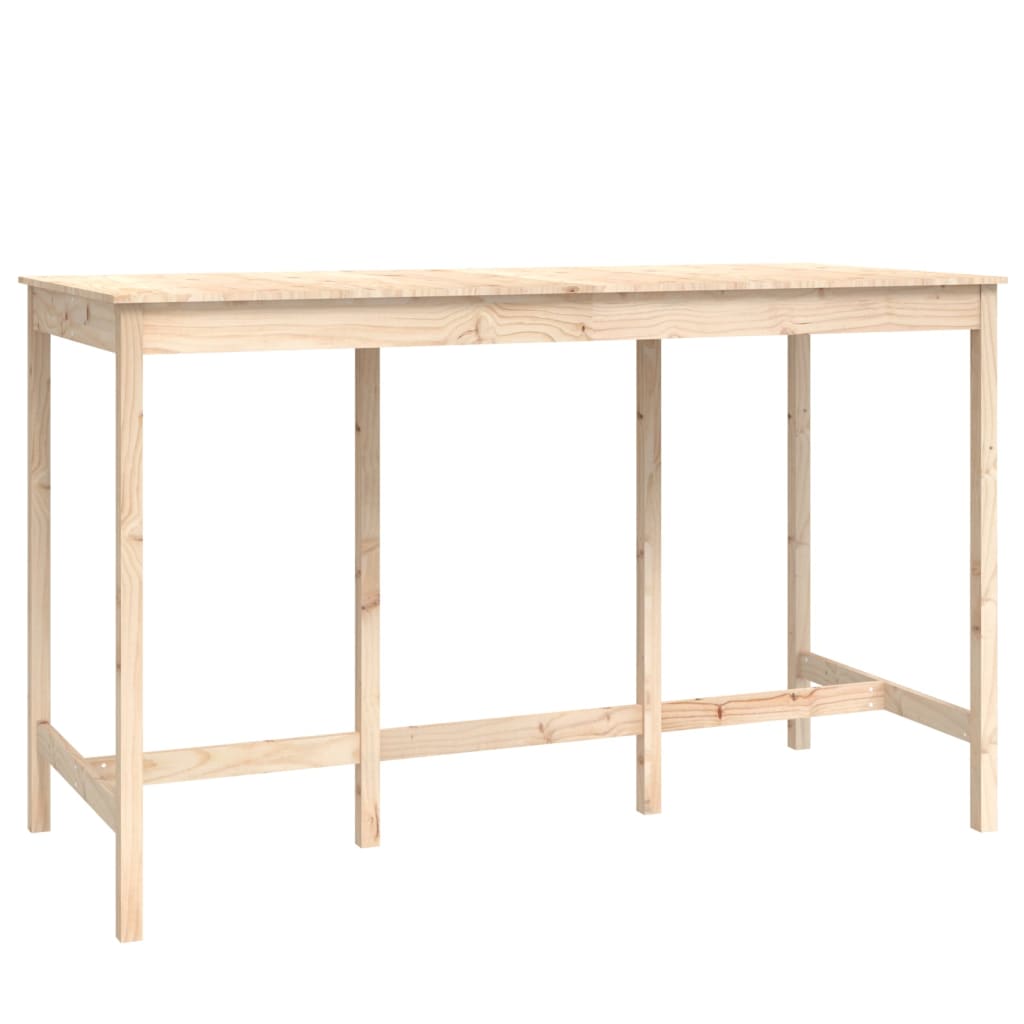 Set mobilier de bar, 9 piese, lemn masiv de pin