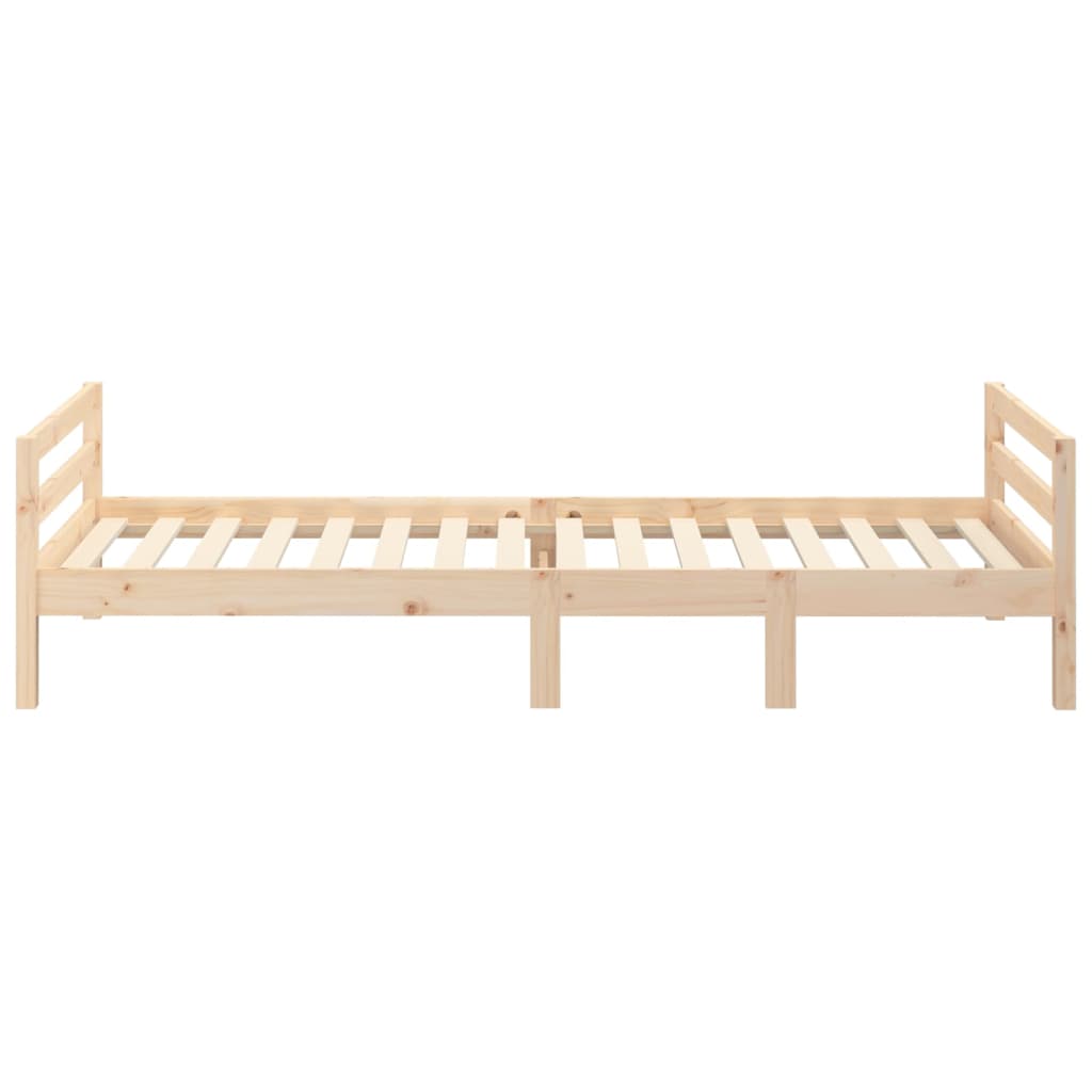 Cadru de pat, 75x190 cm, lemn masiv de pin