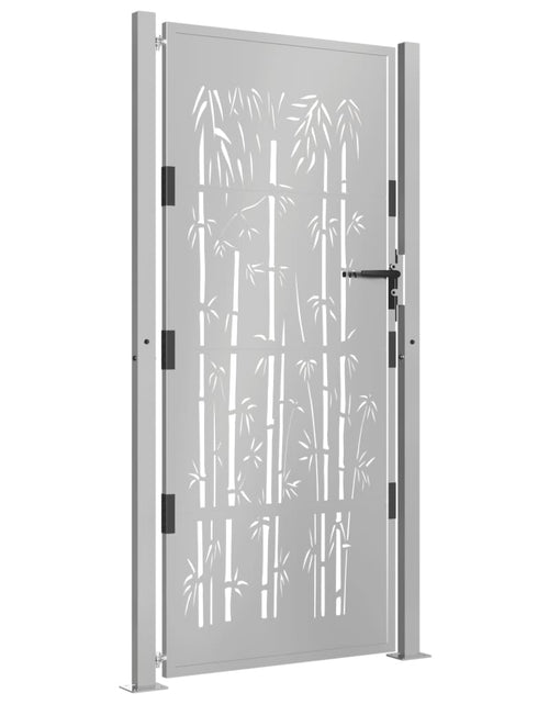 Загрузите изображение в средство просмотра галереи, Poartă pentru grădină, 105x205 cm, oțel corten, model bambus
