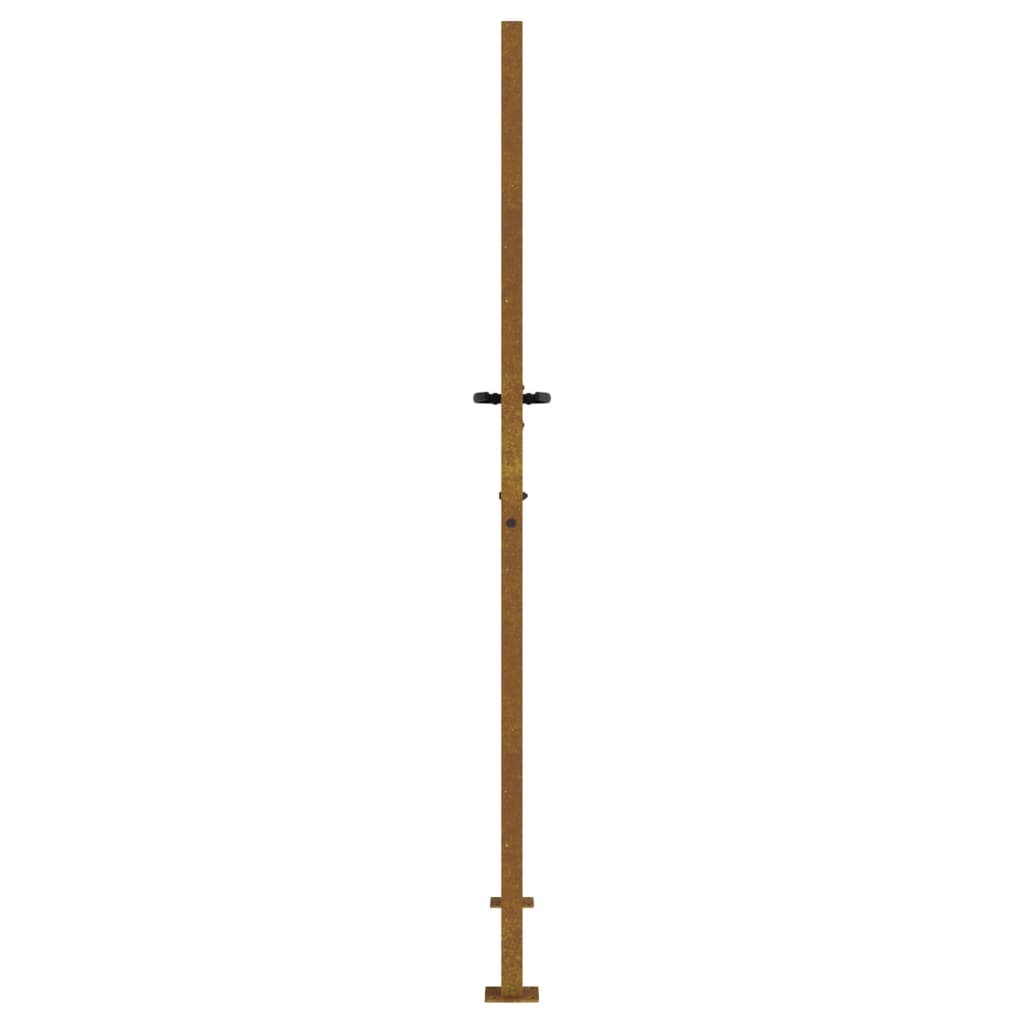 Poartă pentru grădină, 105x180 cm, oțel corten, model copac