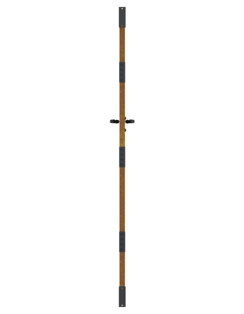 Încărcați imaginea în vizualizatorul Galerie, Poartă pentru grădină, 85x175 cm, oțel corten, model bambus
