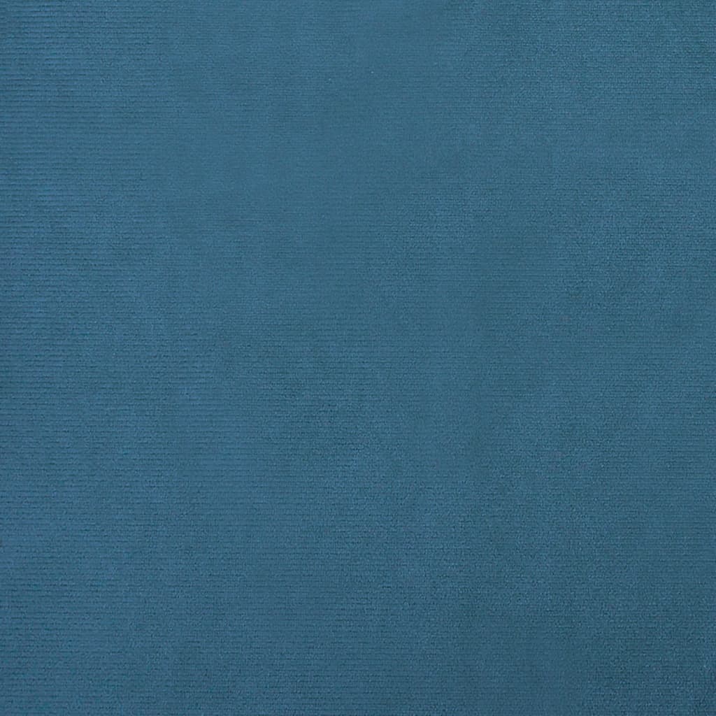 Pat de câini, albastru, 95x55x30 cm, catifea
