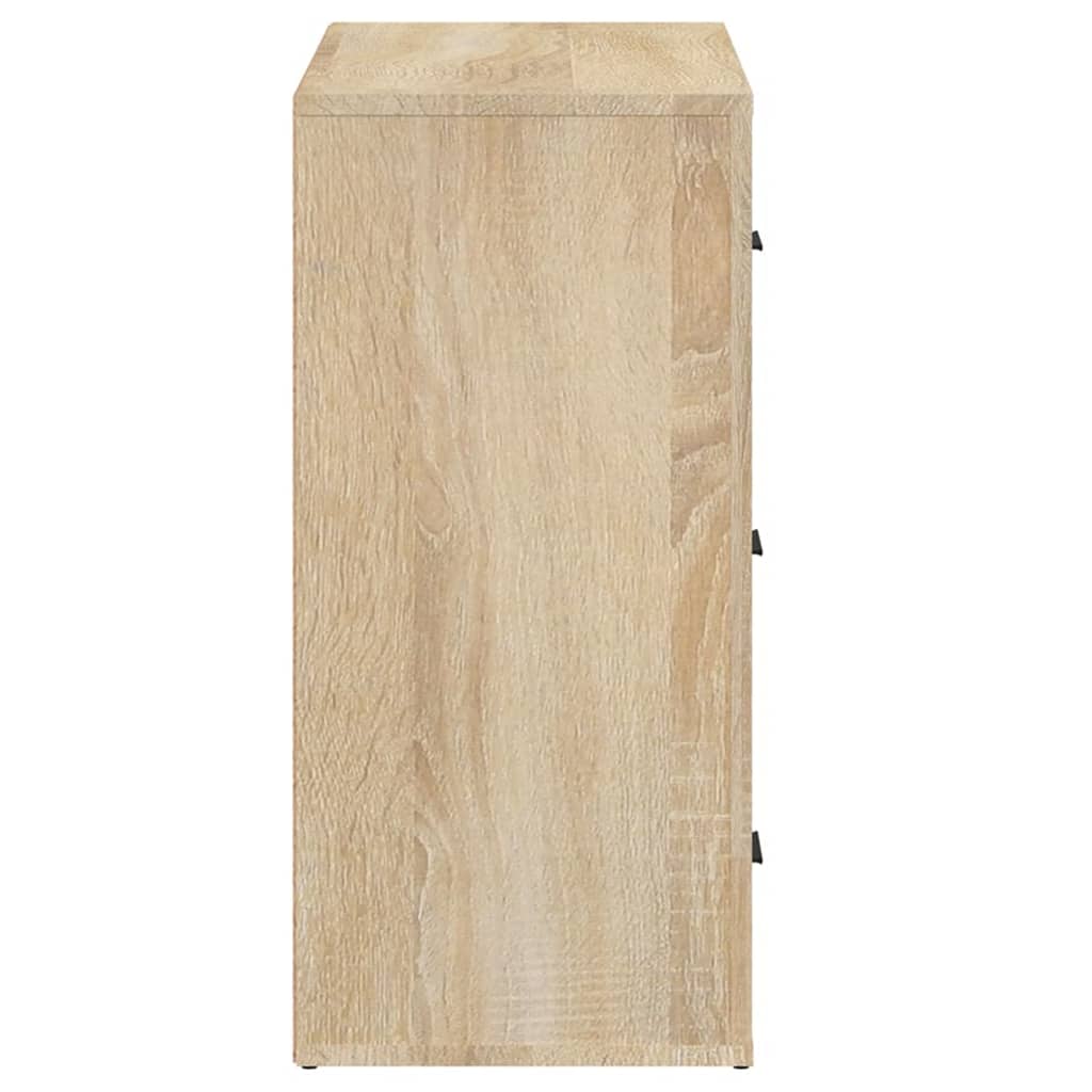 Dulap, stejar sonoma, 80x33x70 cm, lemn compozit
