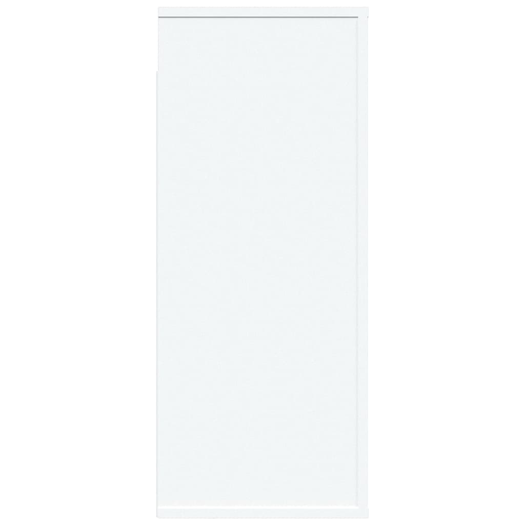 Dulap de perete, alb, 80x33x80 cm, lemn prelucrat
