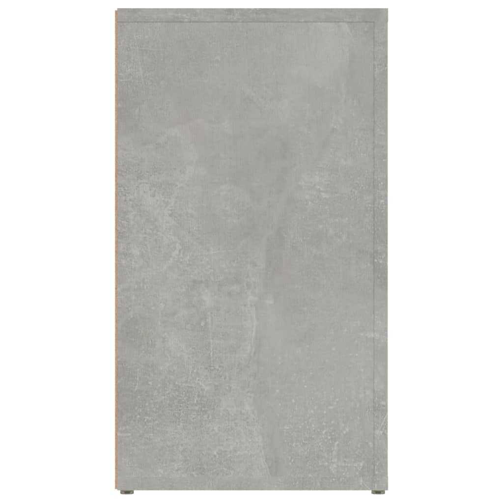 Servantă, gri beton, 80x30x54 cm, lemn prelucrat