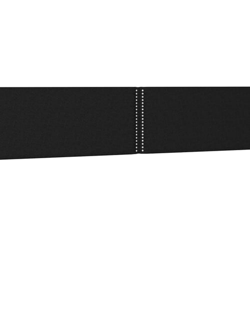 Încărcați imaginea în vizualizatorul Galerie, Pat box spring cu saltea, negru, 160x200 cm, material textil

