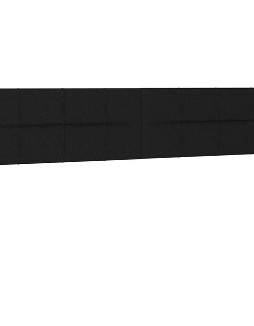 Încărcați imaginea în vizualizatorul Galerie, Pat box spring cu saltea, negru, 160x200 cm, textil
