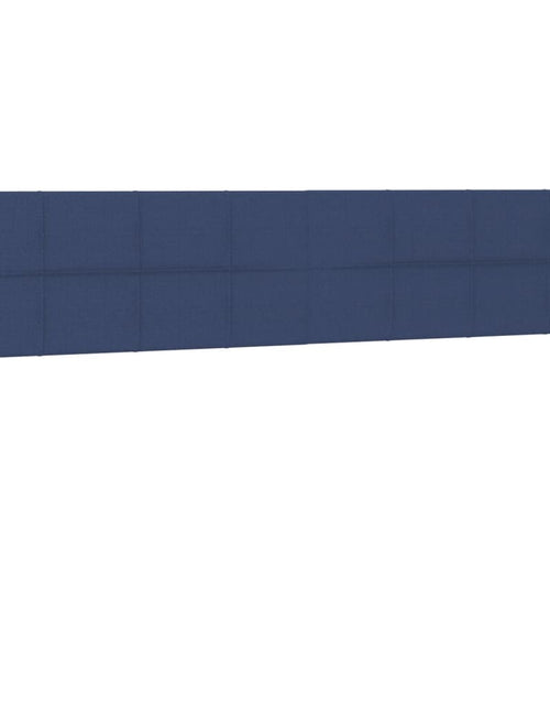 Încărcați imaginea în vizualizatorul Galerie, Pat box spring cu saltea, albastru, 200x200 cm, textil
