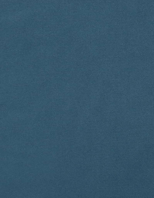 Încărcați imaginea în vizualizatorul Galerie, Cadru de pat cu tăblie, albastru închis, 200x200 cm, catifea

