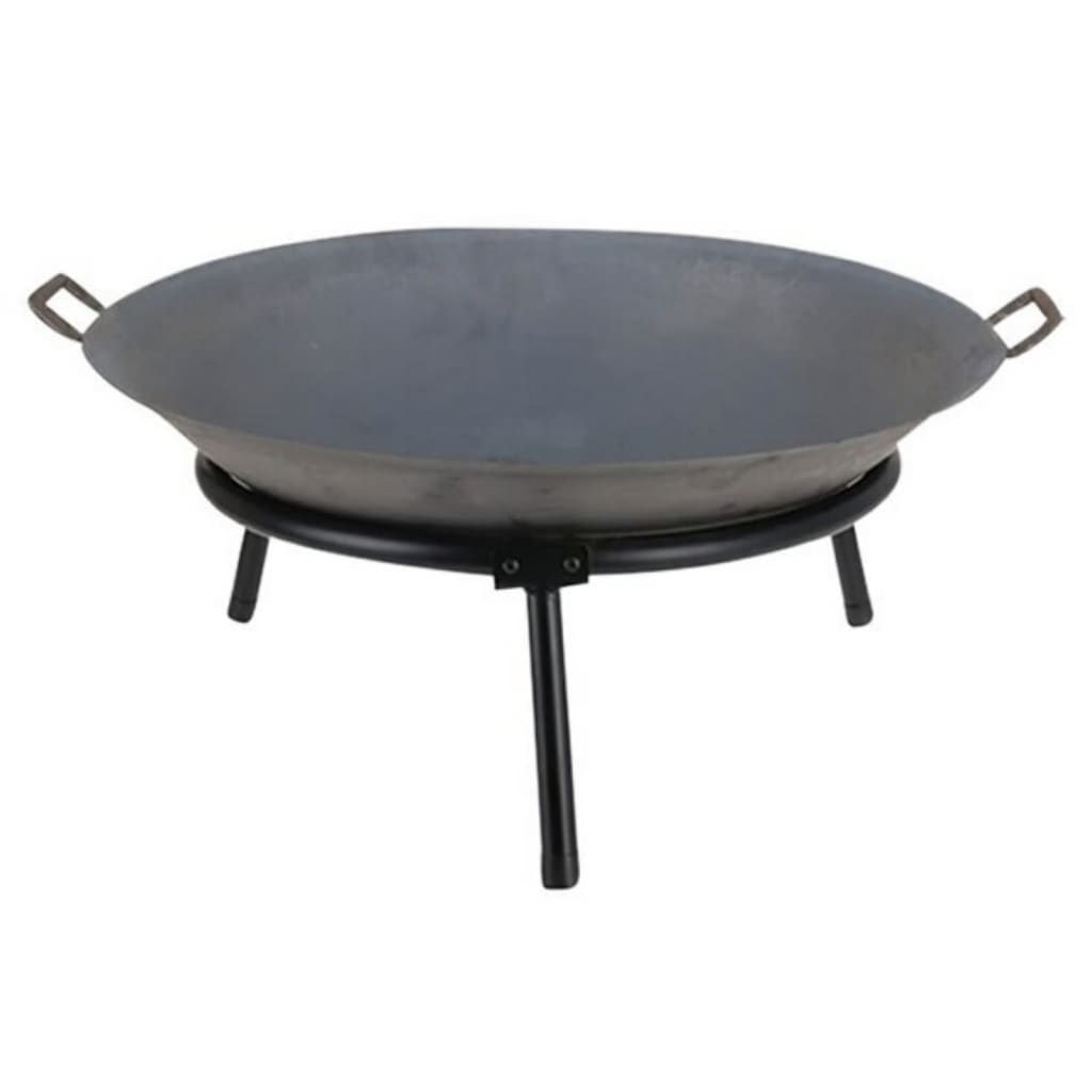 442162 ProGarden Fire Bowl with Handles Cast Iron 60 cm