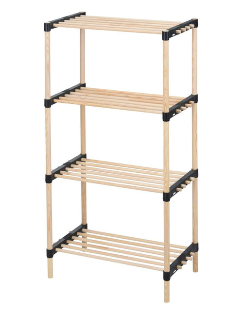 Încărcați imaginea în vizualizatorul Galerie, Storage solutions Suport pantofi cu 4 rafturi, 49x28x92,5 cm, lemn
