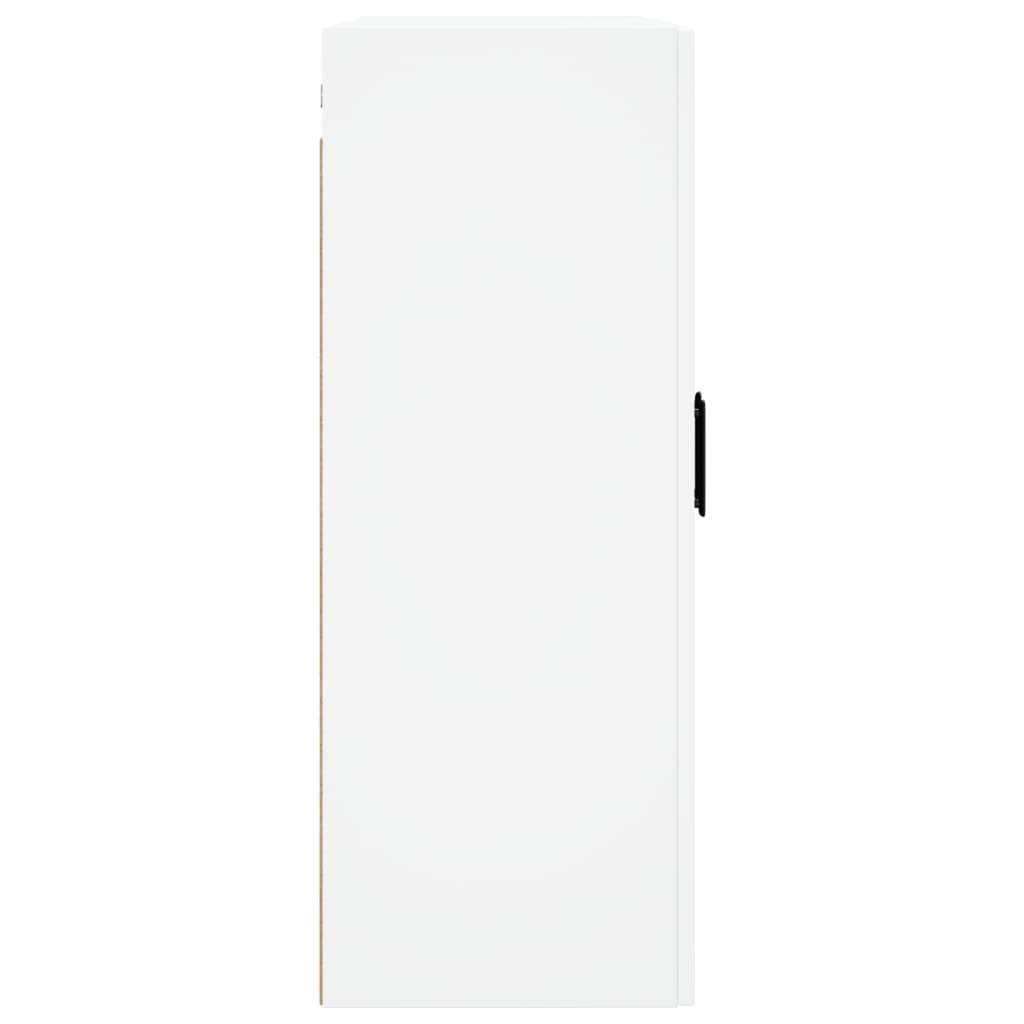 Dulapuri cu montaj pe perete, 2 buc, alb, 69,5x34x90 cm