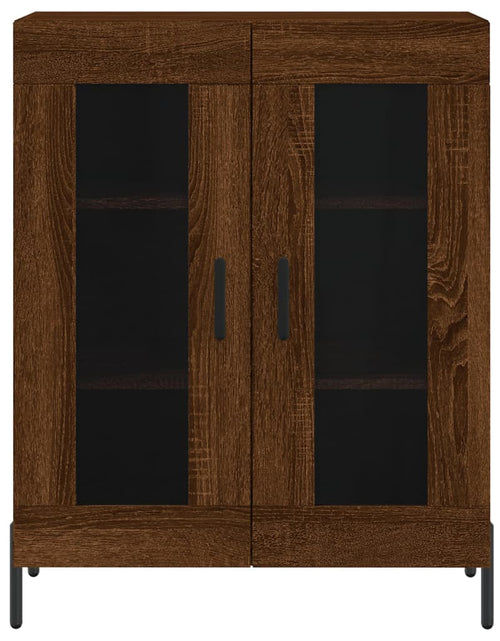 Încărcați imaginea în vizualizatorul Galerie, Dulap înalt, stejar maro, 69,5x34x180 cm, lemn compozit
