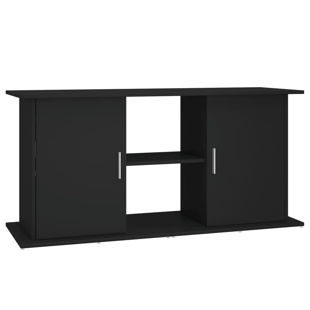 Suport pentru acvariu, negru, 121x41x58 cm, lemn prelucrat