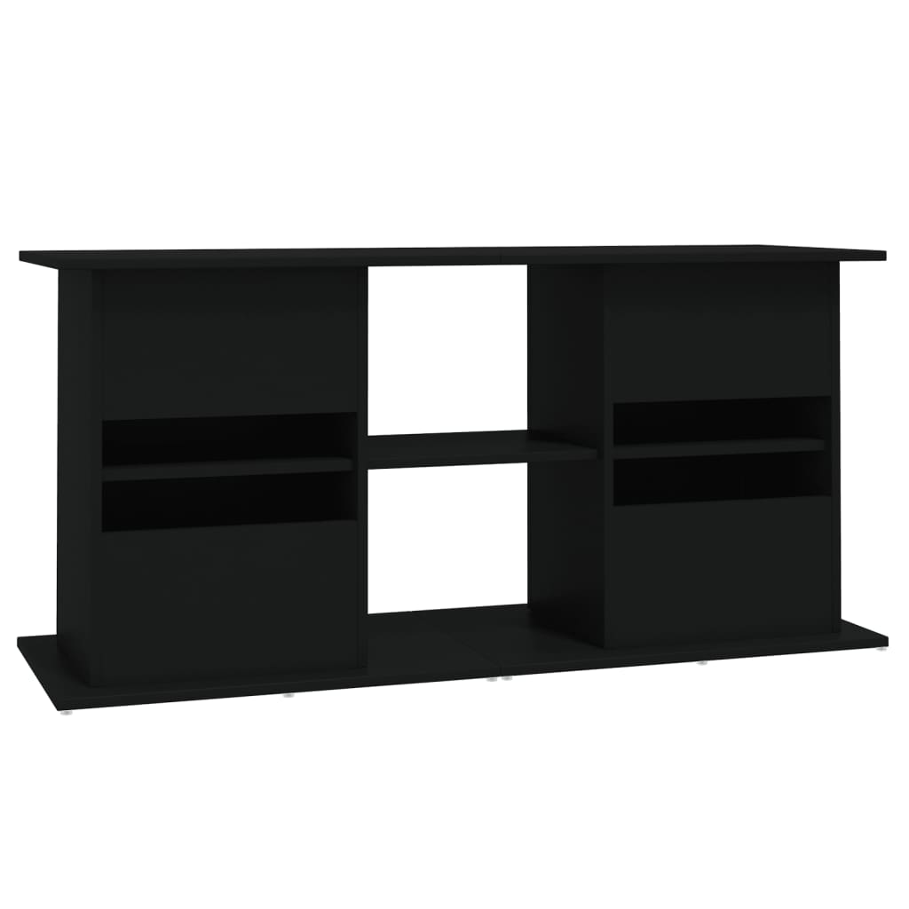 Suport pentru acvariu, negru, 121x41x58 cm, lemn prelucrat