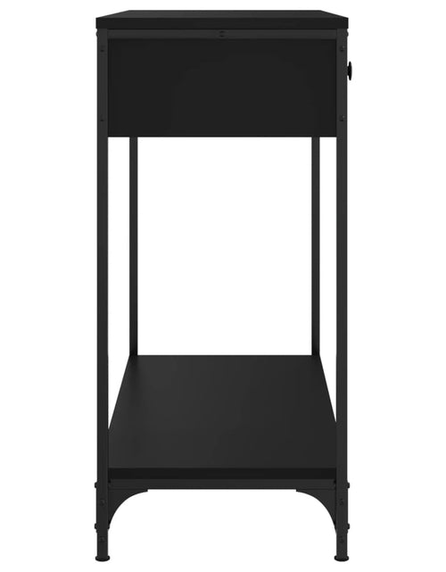 Încărcați imaginea în vizualizatorul Galerie, Masă consolă, negru, 75x34,5x75 cm, lemn prelucrat - Lando
