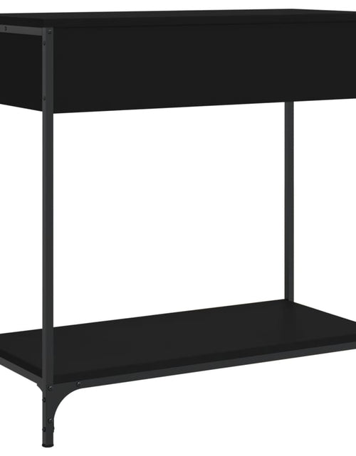 Загрузите изображение в средство просмотра галереи, Masă consolă, negru, 75x34,5x75 cm, lemn prelucrat - Lando
