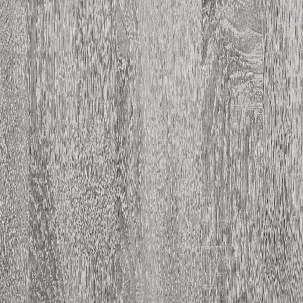 Măsuță consolă, gri sonoma, 75x28x75 cm, lemn prelucrat