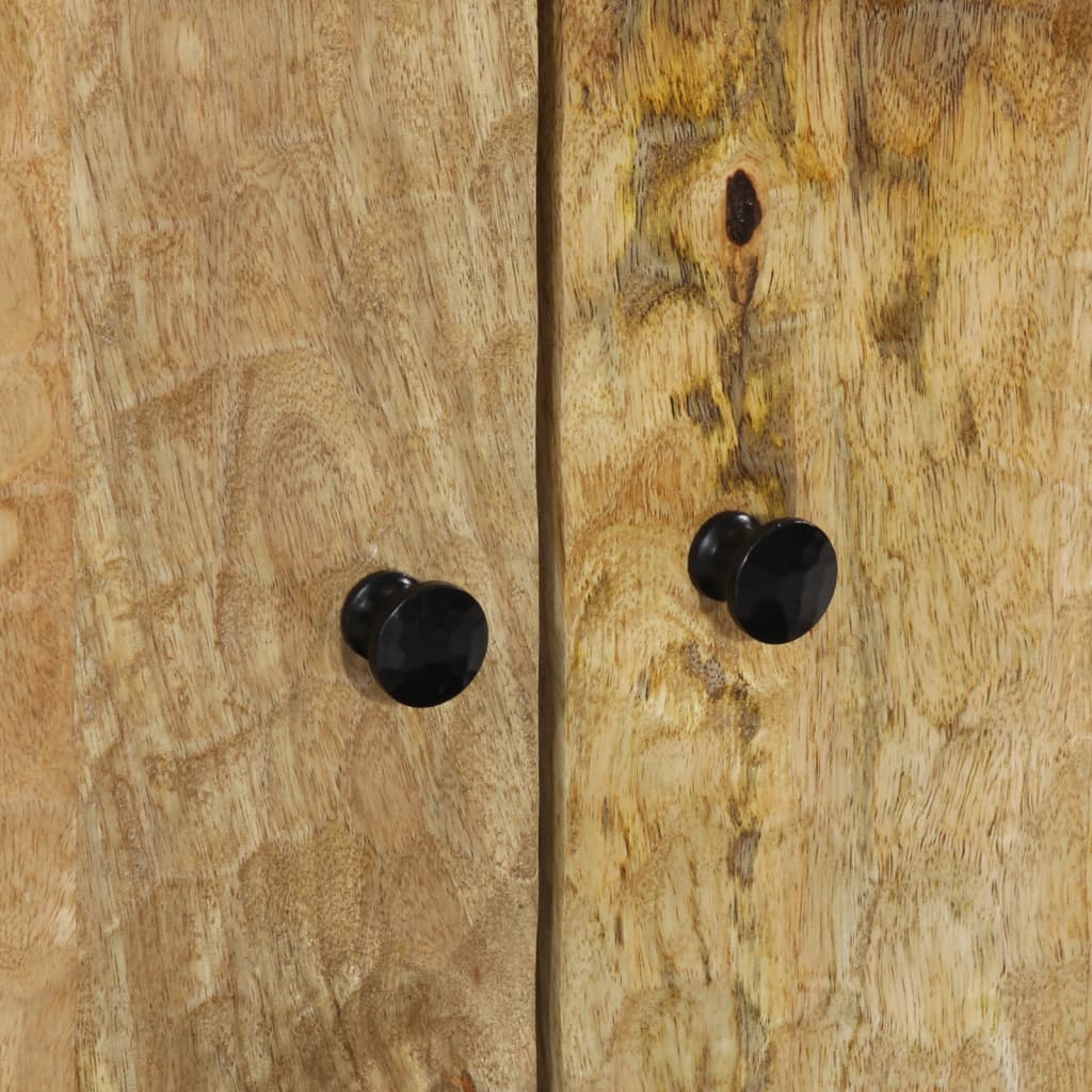 Dulap lateral, 60x33x75 cm, lemn masiv de mango