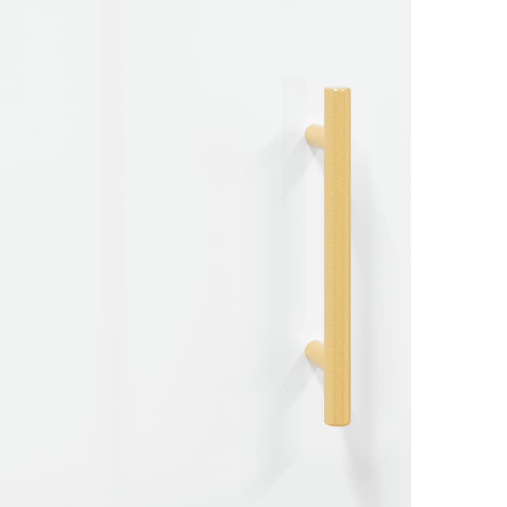 Dulap, alb extralucios, 100x36x60 cm, lemn compozit