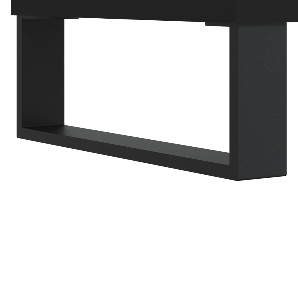 Dulap, negru, 100x36x60 cm, lemn compozit