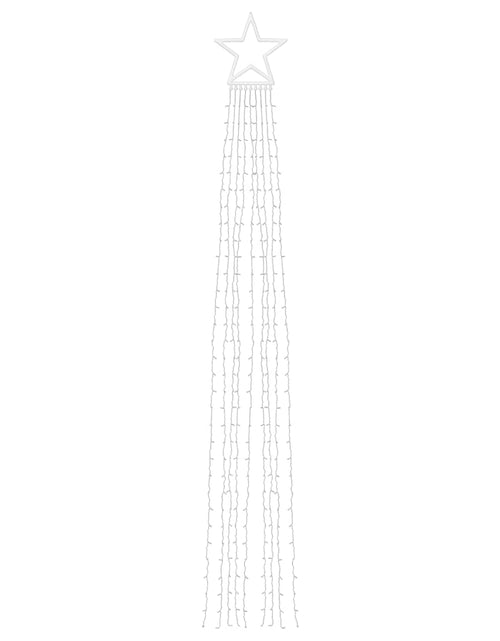 Загрузите изображение в средство просмотра галереи, Lumină pentru brad de Crăciun 320 LED-uri albastru 375 cm
