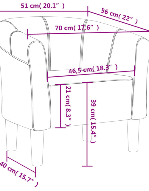 Загрузите изображение в средство просмотра галереи, Fotoliu tip cuvă, maro, material textil
