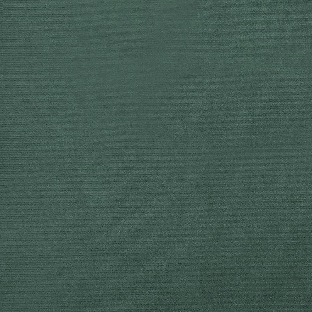 Fotoliu tip cuvă, verde închis, catifea