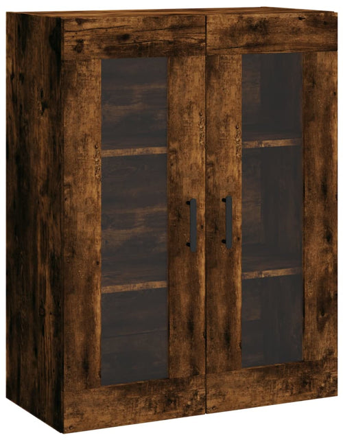 Загрузите изображение в средство просмотра галереи, Dulap montat pe perete, stejar fumuriu, 69,5x34x90 cm
