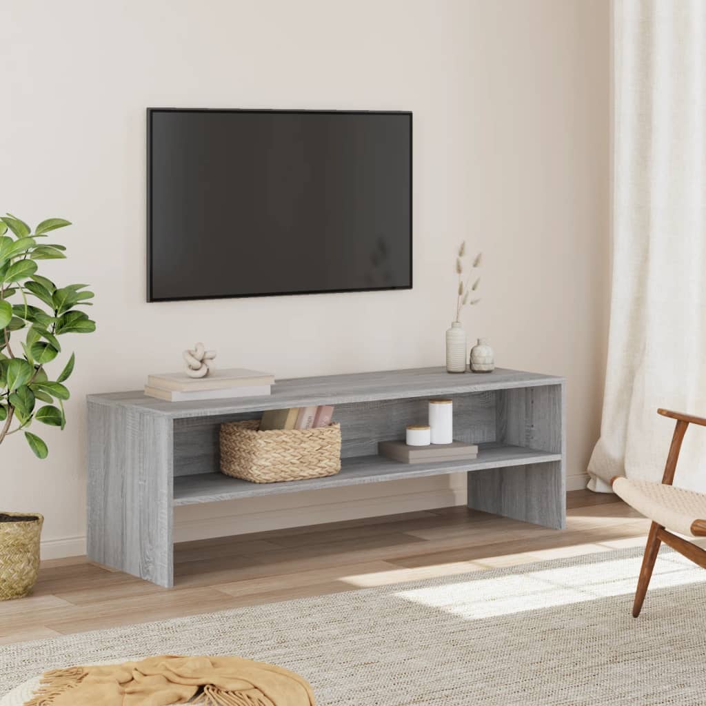 Dulap TV, gri sonoma, 120x40x40 cm, lemn prelucrat