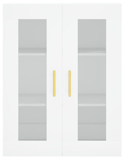 Încărcați imaginea în vizualizatorul Galerie, Dulapuri montate pe perete, 2 buc, alb, lemn prelucrat
