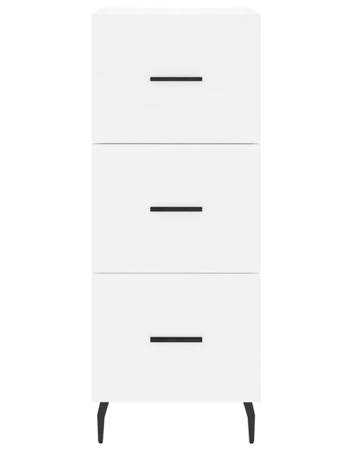 Загрузите изображение в средство просмотра галереи, Dulap înalt, alb, 34,5x34x180 cm, lemn prelucrat
