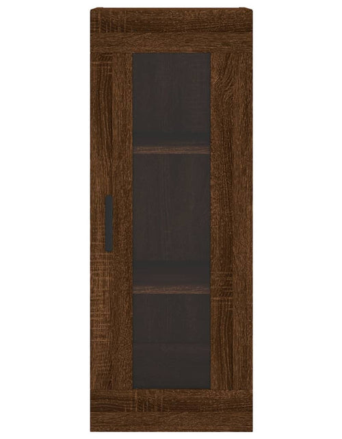 Încărcați imaginea în vizualizatorul Galerie, Dulap înalt, stejar maro, 34,5x34x180 cm, lemn prelucrat
