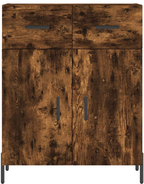Загрузите изображение в средство просмотра галереи, Dulap înalt, stejar fumuriu, 69,5x34x180, lemn compozit
