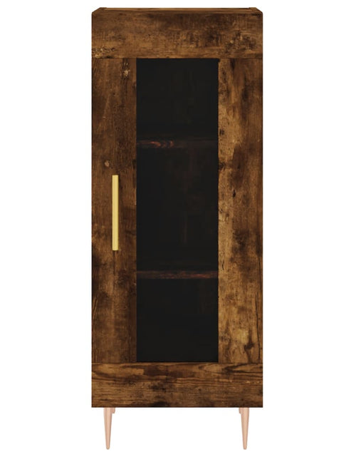 Загрузите изображение в средство просмотра галереи, Dulap înalt, stejar fumuriu, 34,5x34x180 cm , lemn prelucrat
