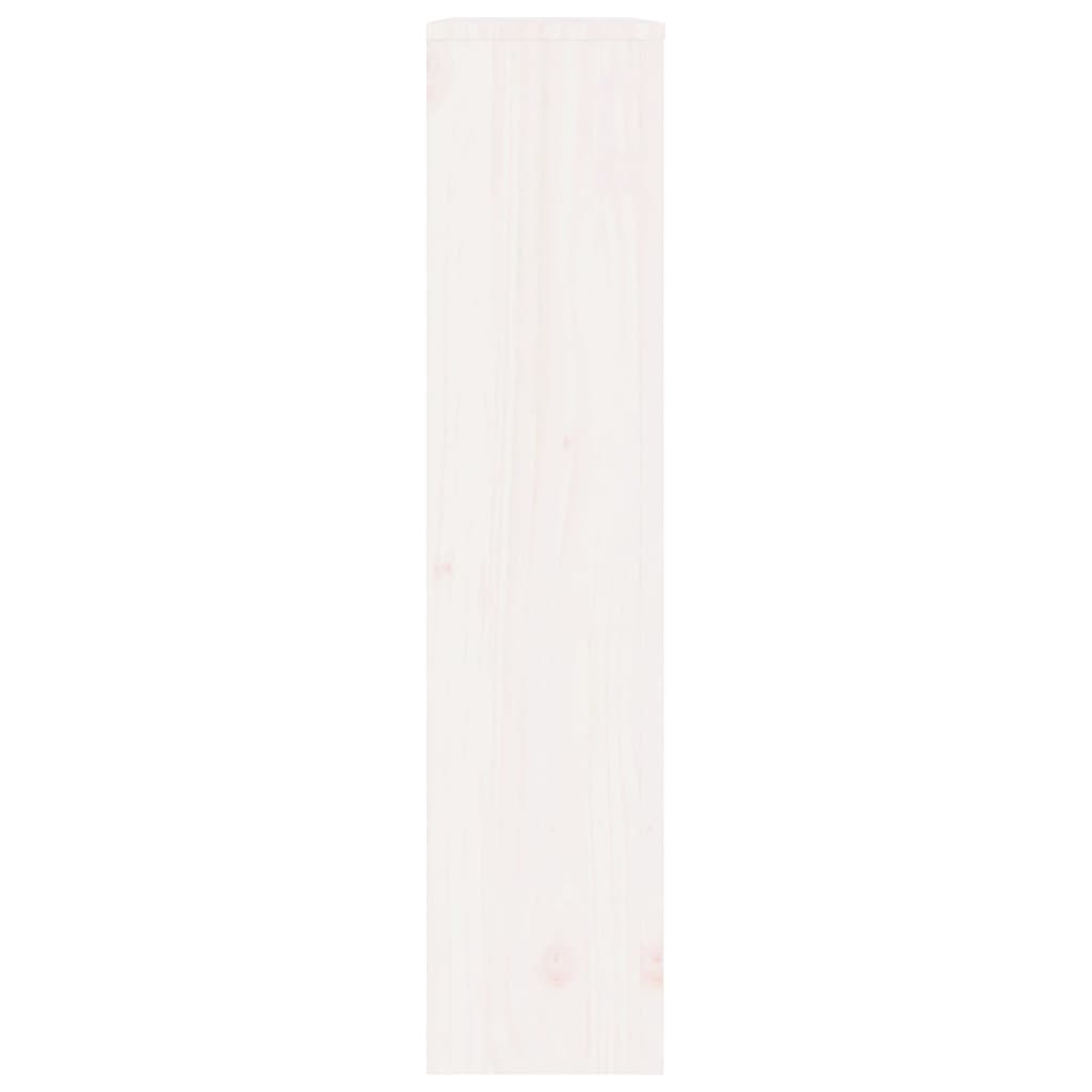 Mască pentru calorifer, alb, 79,5x19x84 cm, lemn masiv de pin