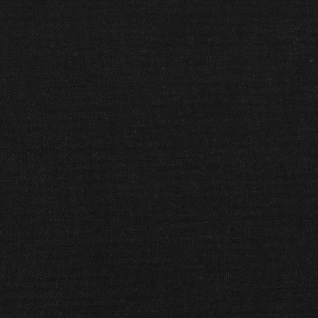Pat box spring cu saltea, negru, 140x200 cm, textil