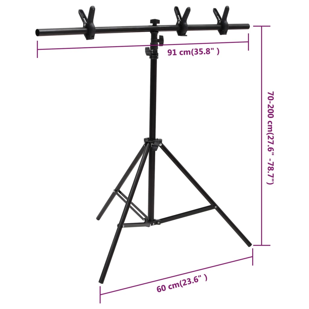 Kit studio foto cu set de lumini și ecran de fundal