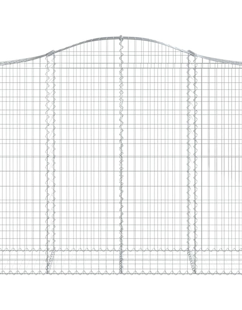 Загрузите изображение в средство просмотра галереи, Coșuri gabion arcuite 30 buc, 200x50x140/160cm, fier galvanizat
