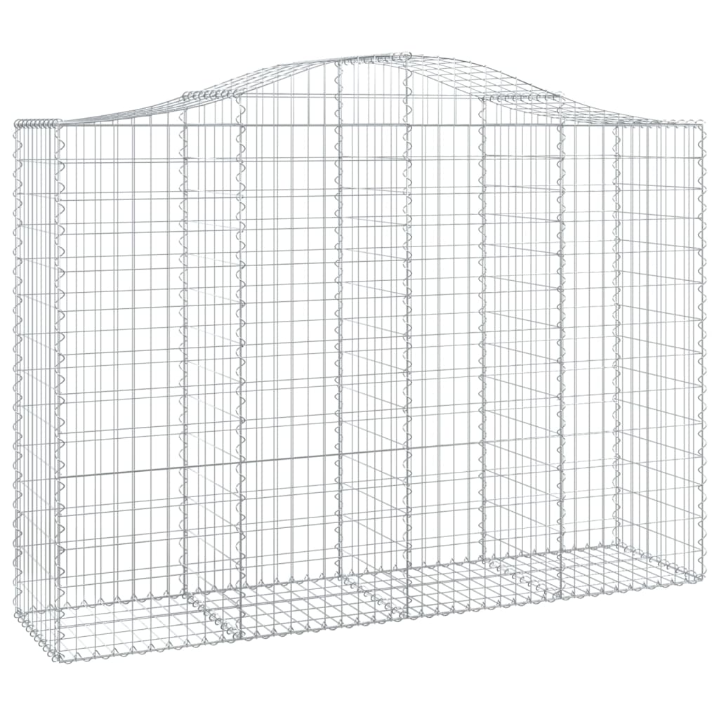 Coșuri gabion arcuite 50 buc, 200x50x140/160cm, fier galvanizat