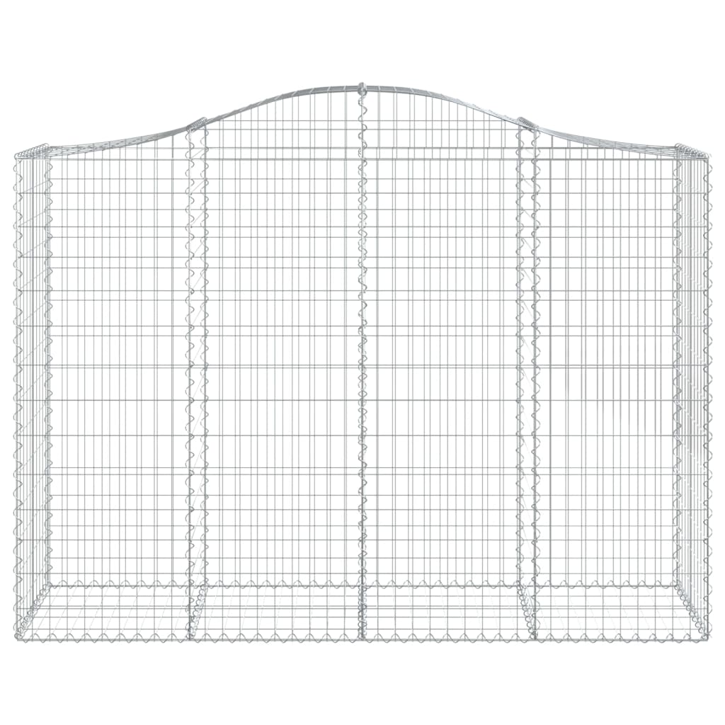 Coșuri gabion arcuite 50 buc, 200x50x140/160cm, fier galvanizat