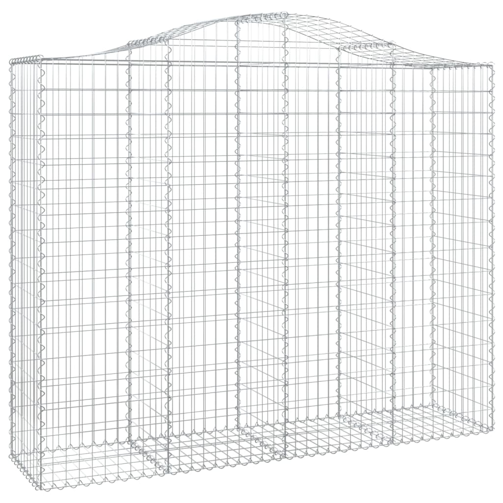 Coșuri gabion arcuite 20 buc, 200x50x160/180cm, fier galvanizat