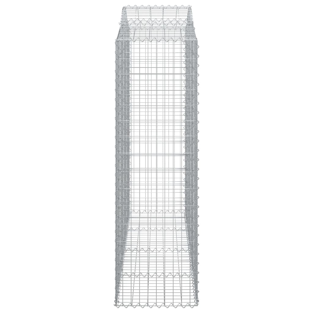 Coșuri gabion arcuite 20 buc, 200x50x160/180cm, fier galvanizat