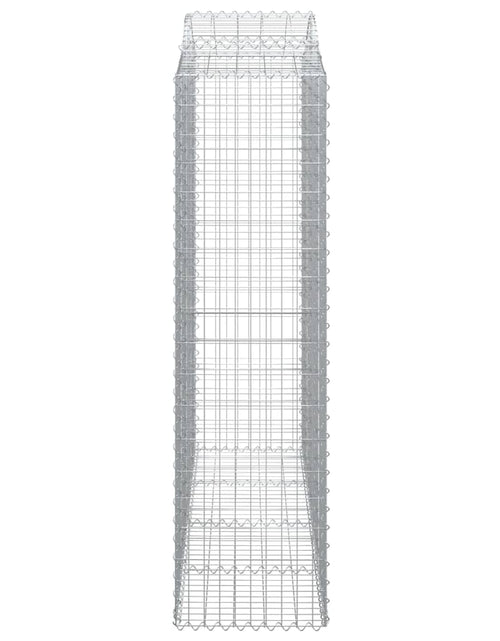 Încărcați imaginea în vizualizatorul Galerie, Coșuri gabion arcuite 25 buc, 200x50x180/200cm, fier galvanizat
