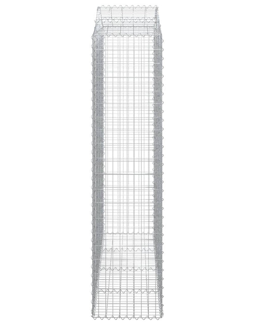 Загрузите изображение в средство просмотра галереи, Coșuri gabion arcuite, 2 buc 200x50x200/220 cm, fier galvanizat
