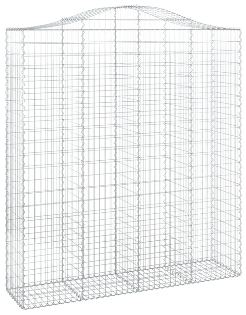 Încărcați imaginea în vizualizatorul Galerie, Coșuri gabion arcuite, 10 buc 200x50x220/240cm, fier galvanizat
