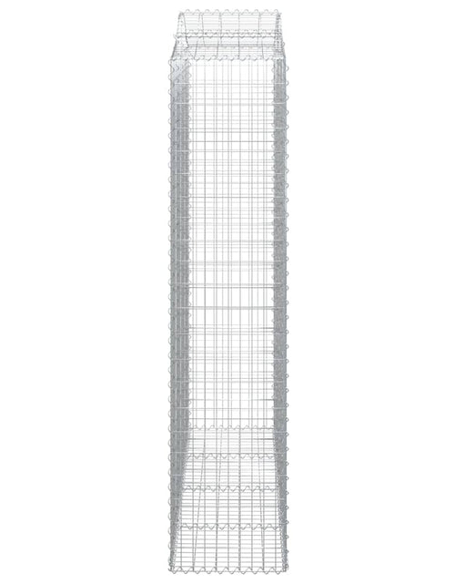 Încărcați imaginea în vizualizatorul Galerie, Coșuri gabion arcuite, 10 buc 200x50x220/240cm, fier galvanizat
