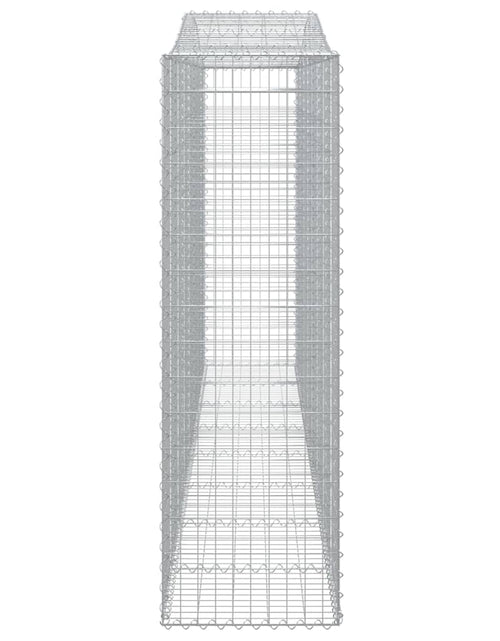 Загрузите изображение в средство просмотра галереи, Coșuri gabion arcuite, 20 buc, 400x50x160/180cm fier galvanizat
