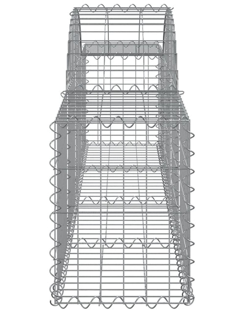 Încărcați imaginea în vizualizatorul Galerie, Coșuri gabion arcuite 10 buc, 200x30x40/60 cm, fier galvanizat
