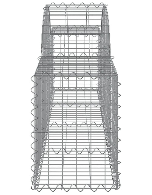 Загрузите изображение в средство просмотра галереи, Coșuri gabion arcuite 12 buc, 200x30x40/60 cm, fier galvanizat
